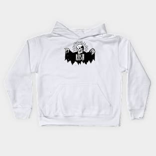 rush bat bone Kids Hoodie